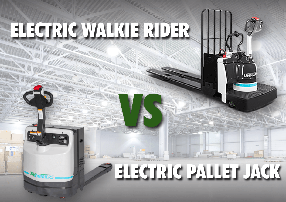 Electric Pallet Jack vs. Electric Walkie&nbsp;Rider