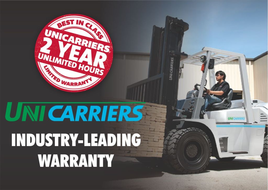 UniCarriers Industry-Leading Warranty