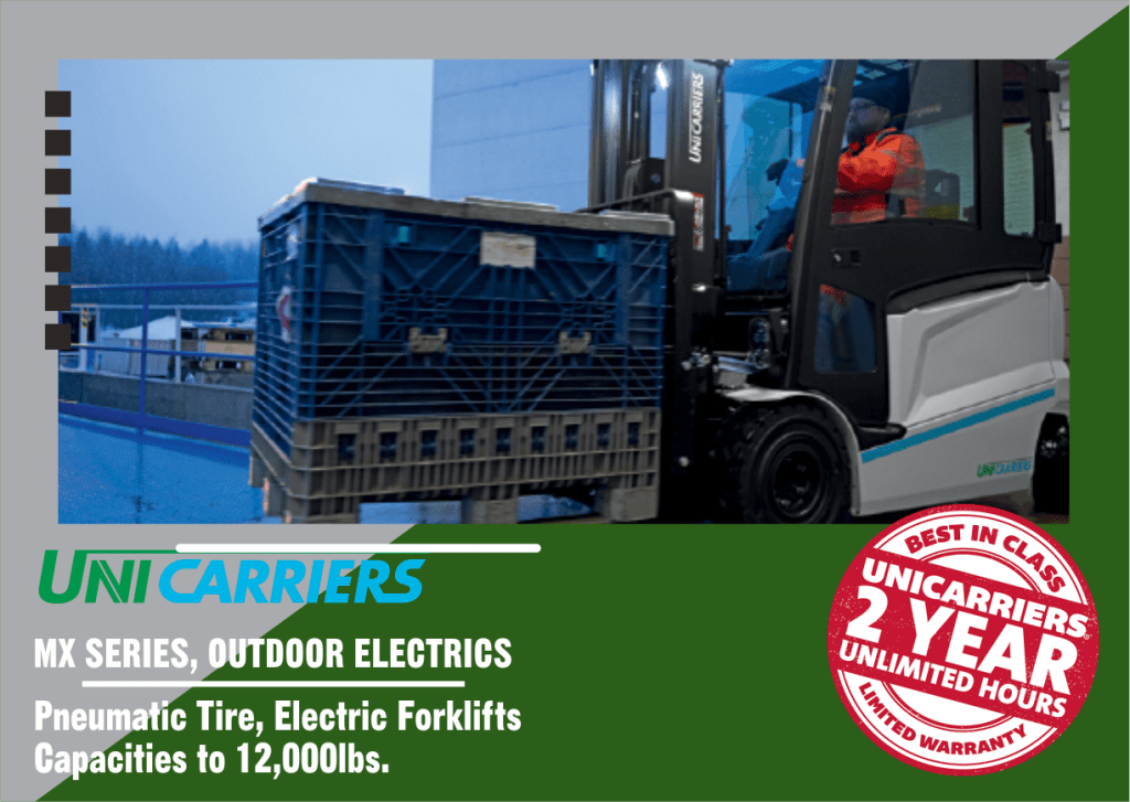 UniCarriers MX Outdoor Durable Electric&nbsp;Forklifts