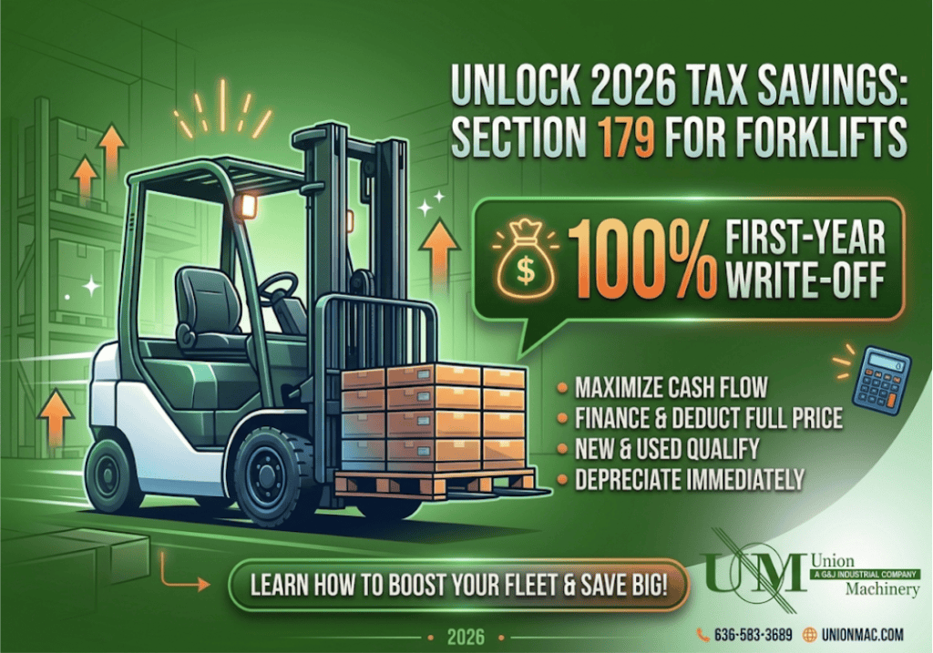 Unlocking Capital Growth: How Section 179 Transforms Forklift Purchases in 2026